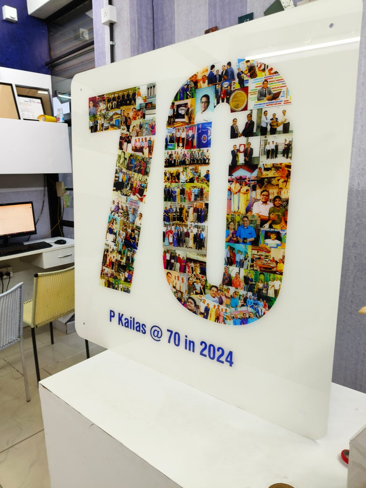Custom Anniversary Photo Collage